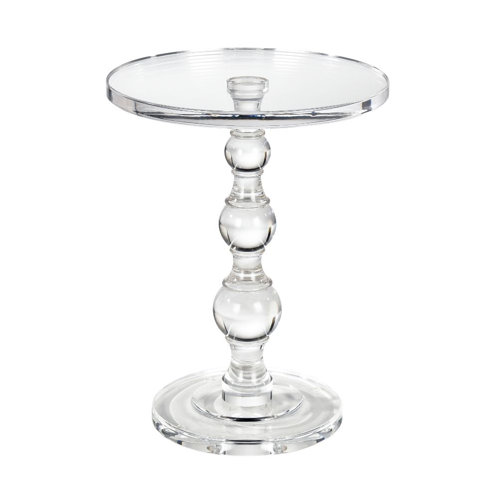 Elk Home H0015-9100 Jacobs Accent Table - Round - Clear