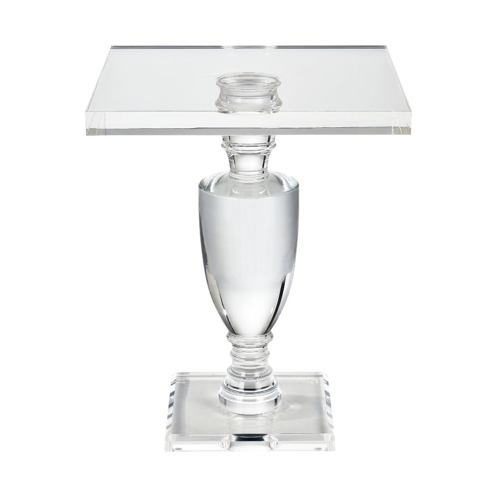 Elk Home H0015-9102 Jacobs Accent Table - Pedestal - Clear