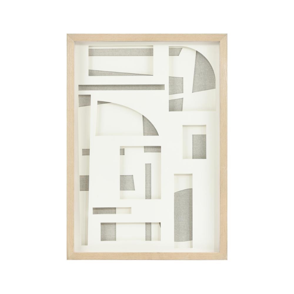 Elk Home H0036-11939 Paper I Dimensional Wall Art - Neutral