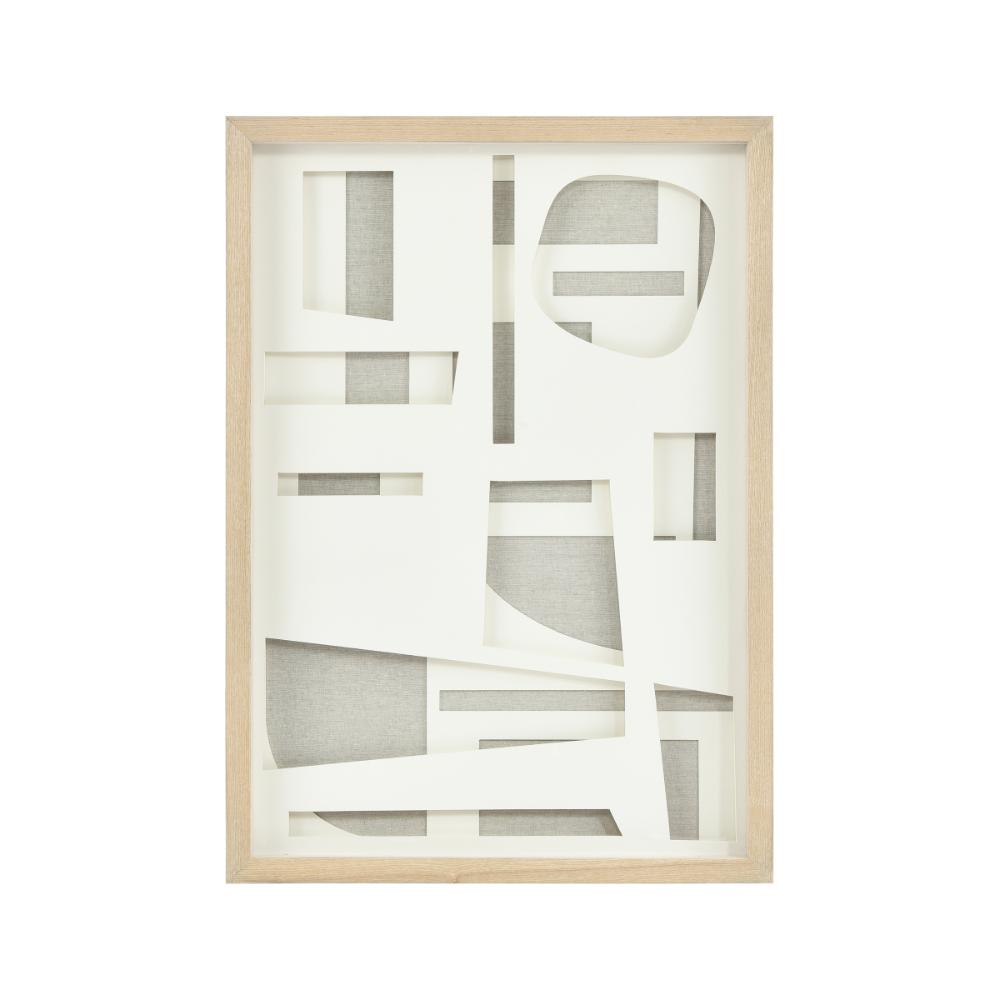 Elk Home H0036-11940 Paper II Dimensional Wall Art - Neutral