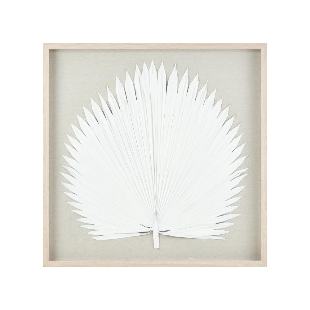 Elk Home H0036-11942 Fan Palm Dimensional Wall Art - White