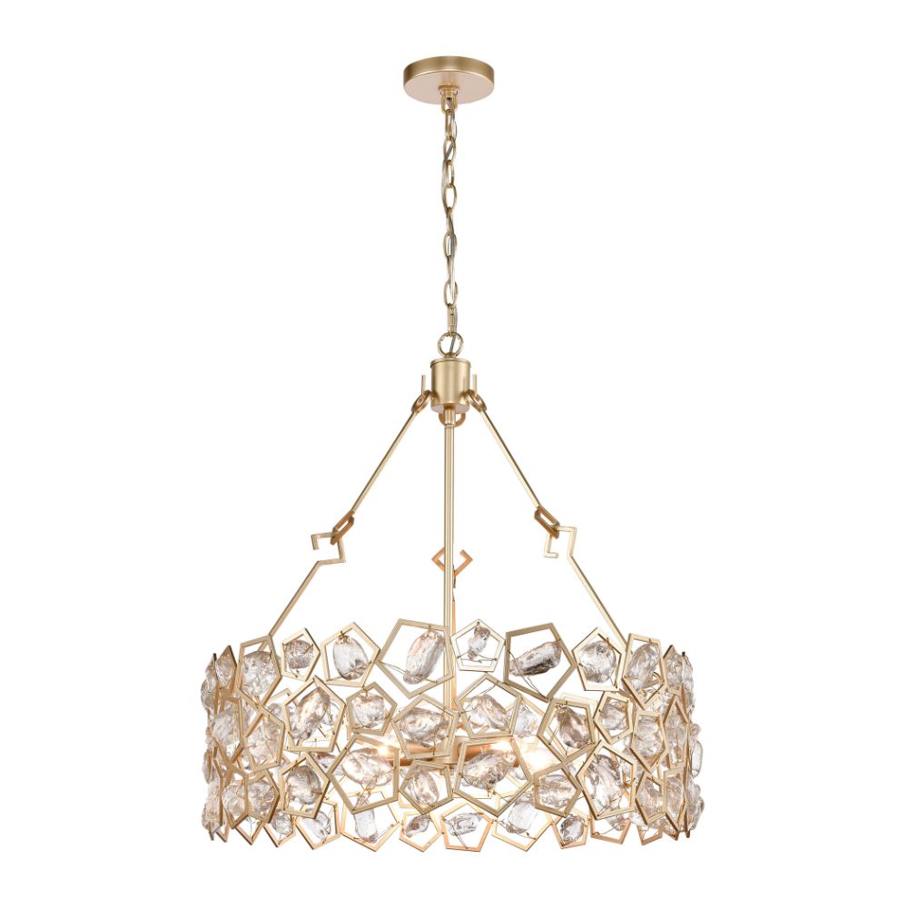 Elk Home H018-7245 Levana Pendant In Gold, Clear