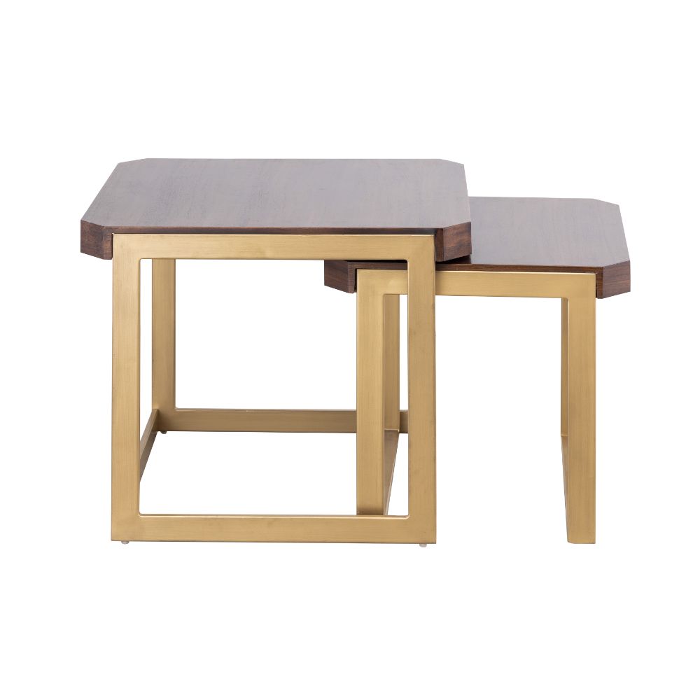 Elk Home H0805-9902/S2 Crafton Nesting Table - Set of 2 - Mahogany
