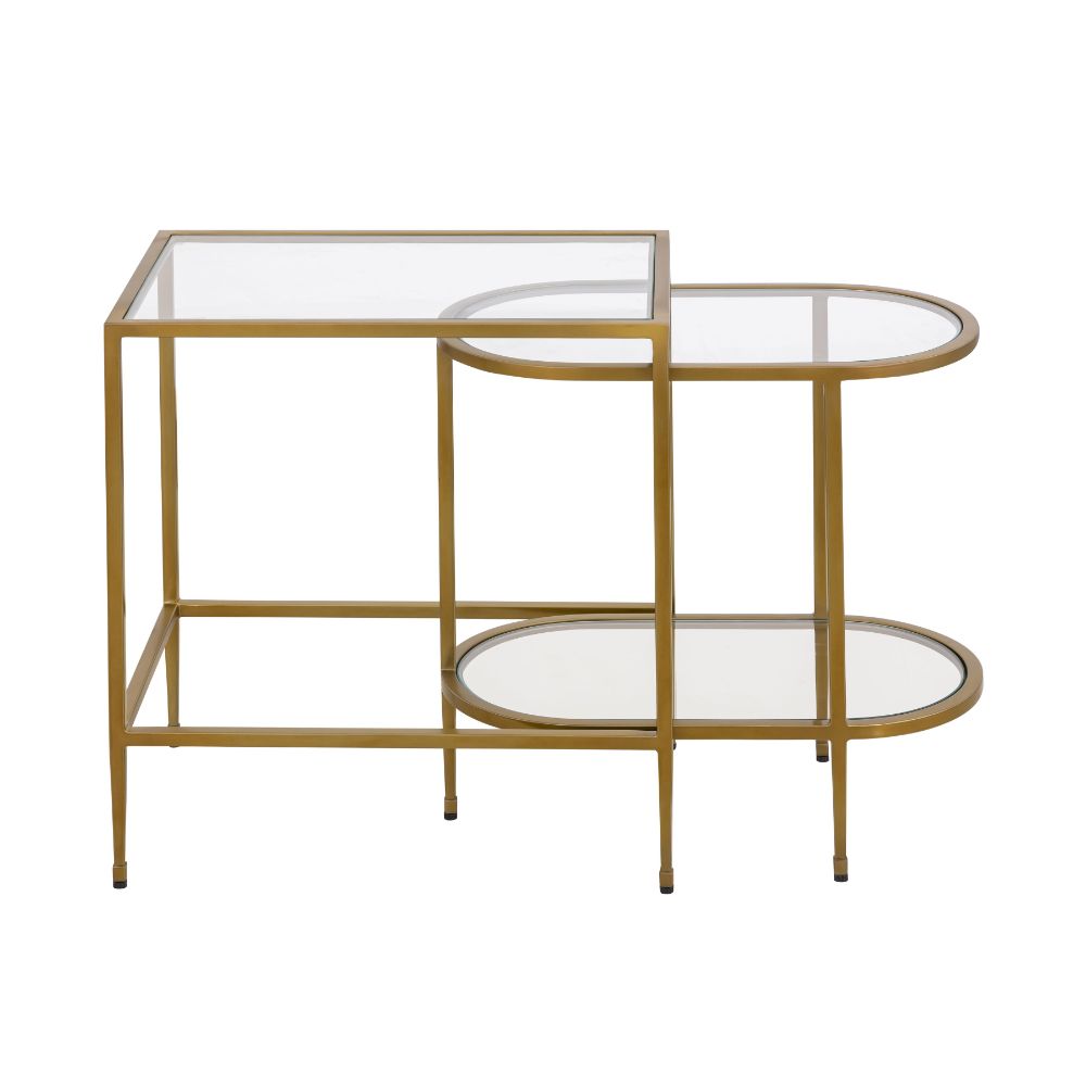 Elk Home H0805-9915/S2 Blain Nesting Table - Set of 2 Brass