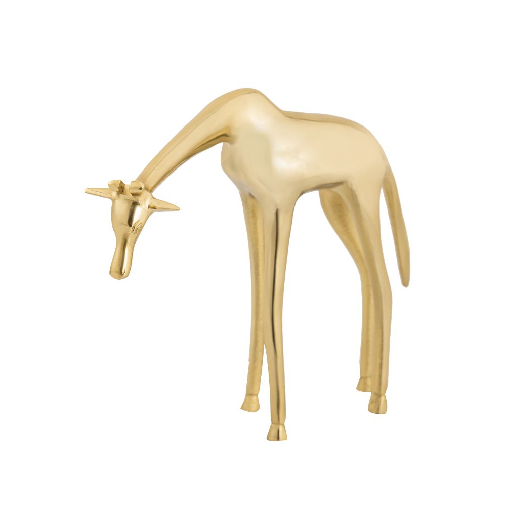 ELK Home H0807-9267 Brass Giraffe Sculpture - Small