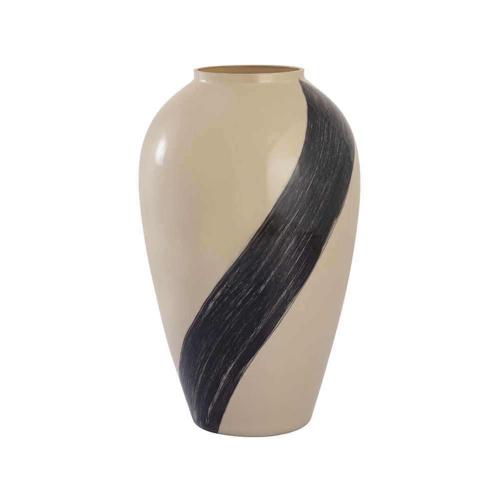 ELK Home H0897-10974 Brushstroke Vase - Large Cream