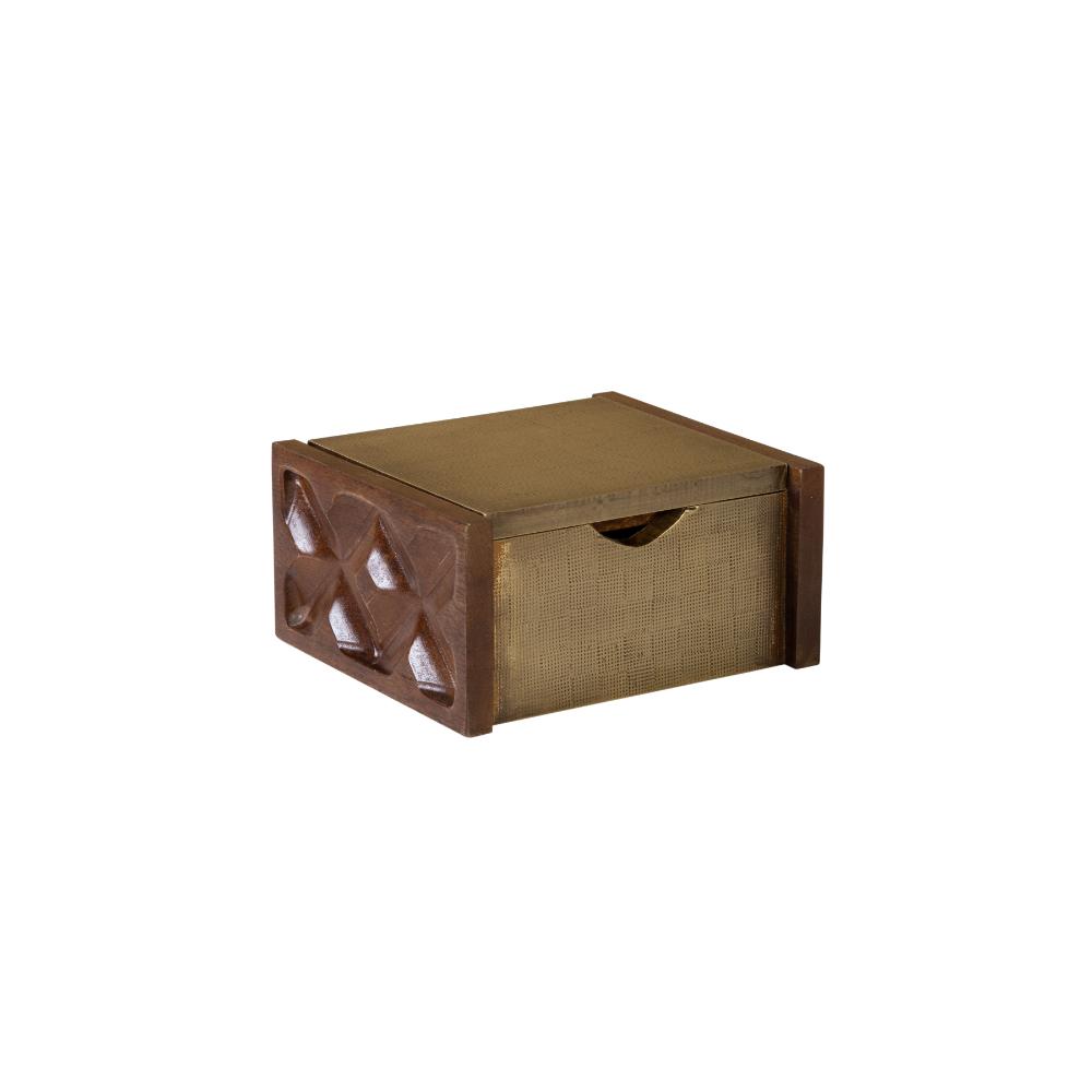 Elk Home H0897-10989 Dorsey Box - Small Aged Brass