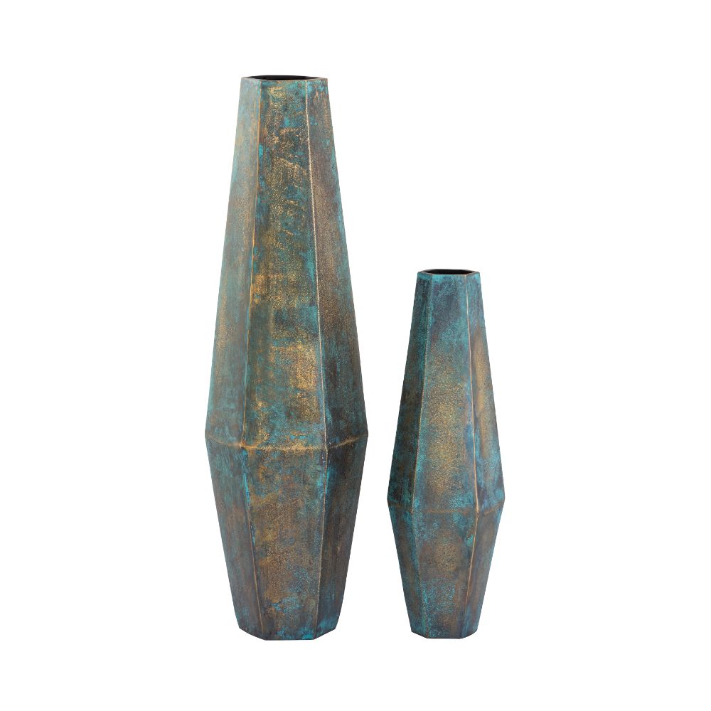 ELK Home H0897-9847/S2 Erwin Vase - Set of 2 Oxidized Brass