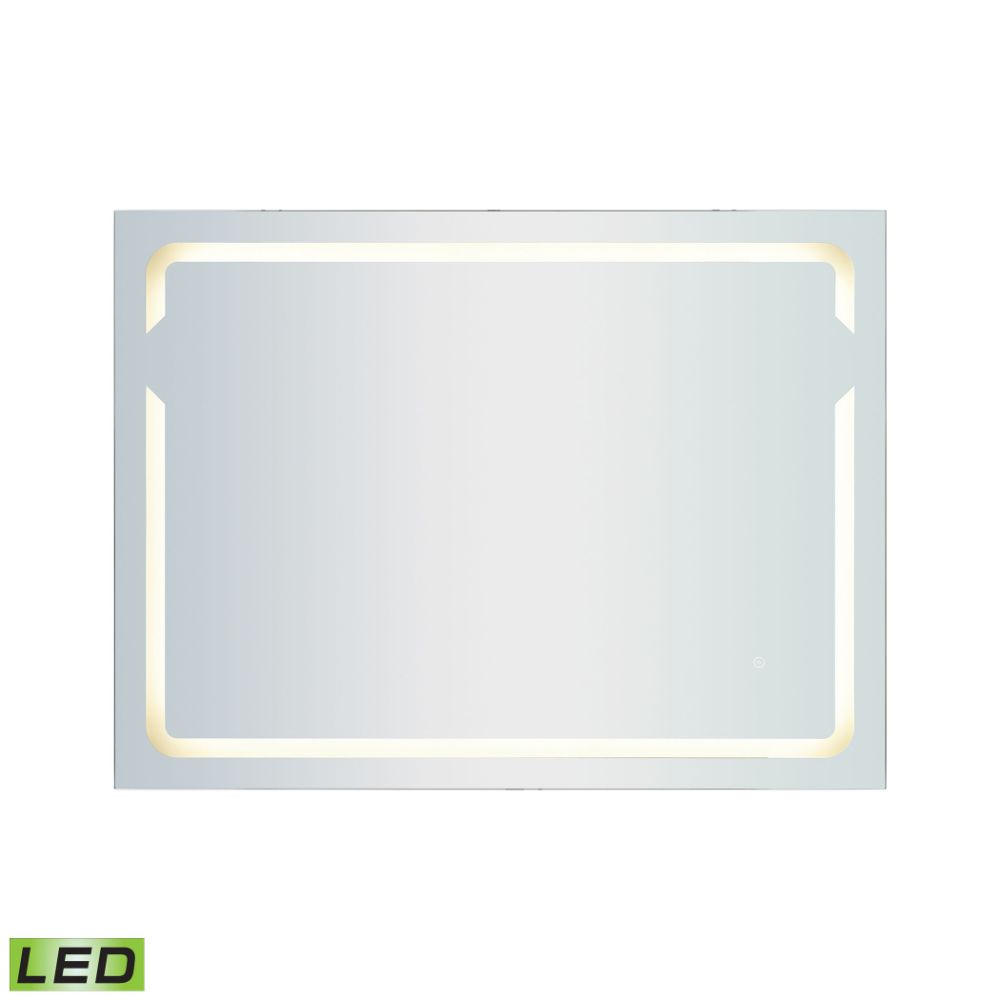 ELK Home LM3K-4836-PL4 48x36-inch LED Mirror in Silver