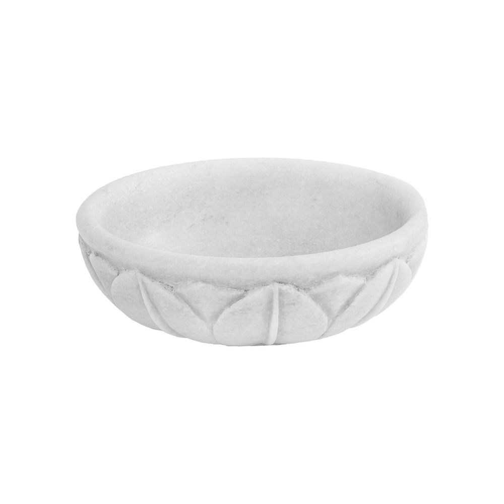 ELK Home MBOWL005 Malibu Ceramic Bowl in White
