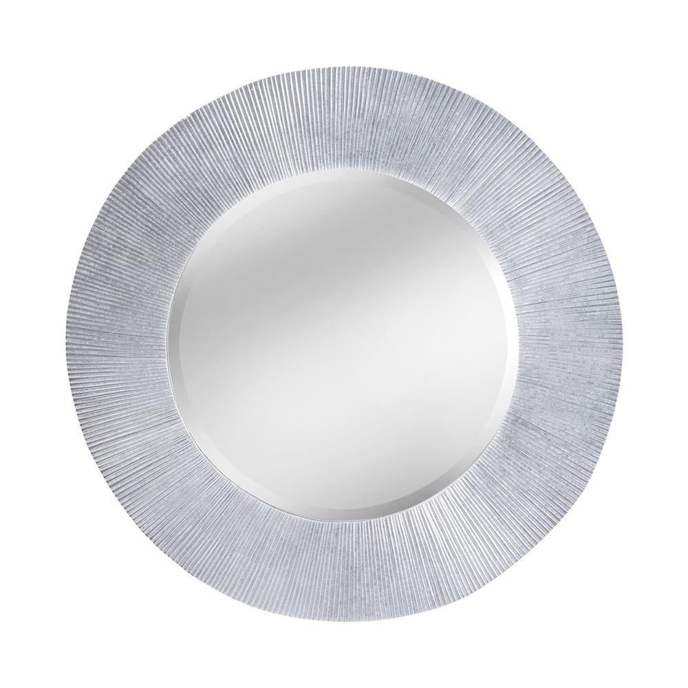 ELK Home Mw0137-0091 Attra Sculpted Groove Frame Mirror In Bright Silver In Bright Silver