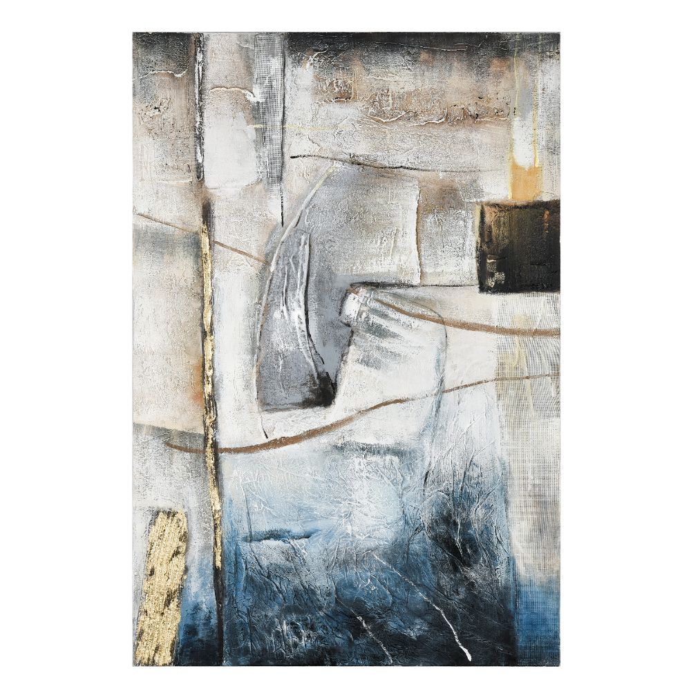 Elk Home S0016-8152 Industrial Abstract Wall Art - Off White