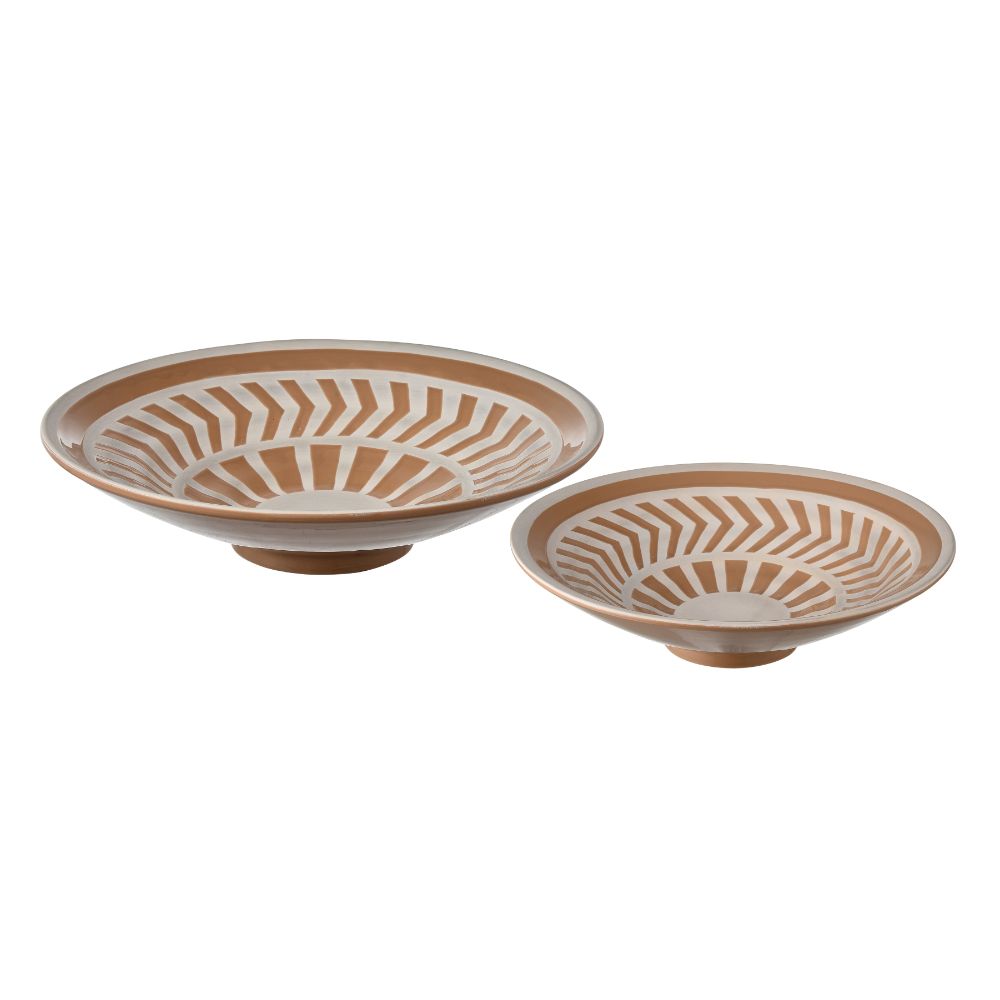 ELK Home S0017-11254/S2 Aidy Bowl - Set of 2 Glazed Terracotta