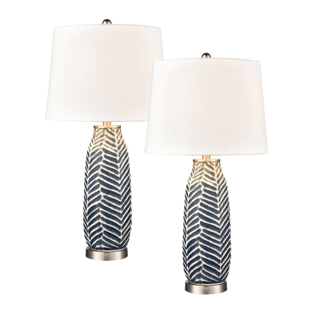 Elk Home S0019-8035/S2 Bynum Table Lamp - Set of 2 Navy