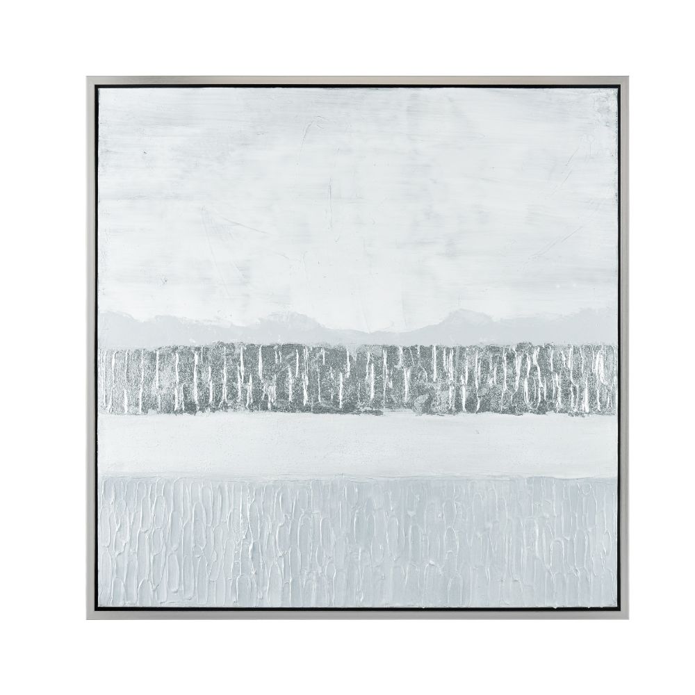 Elk Home S0026-9292 Weber Lake Framed Wall Art - White