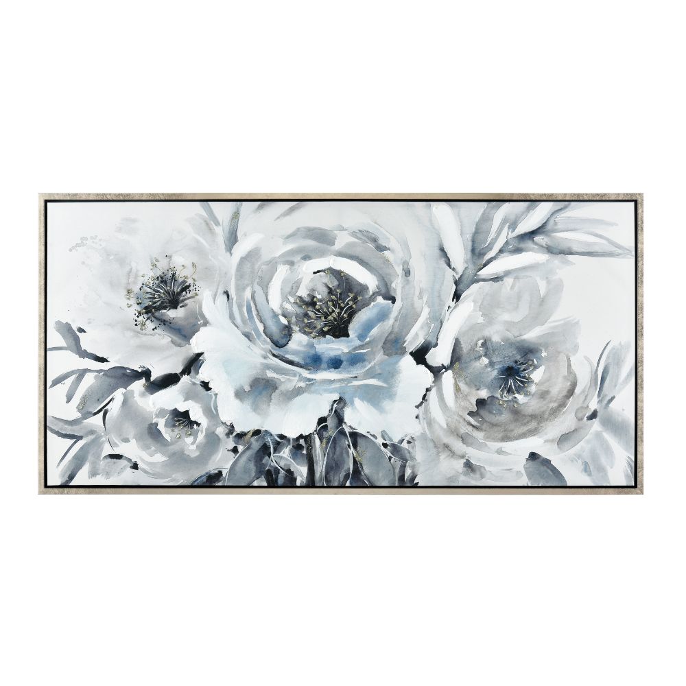 Elk Home S0026-9314 Kiger Bloom Framed Wall Art - Blue