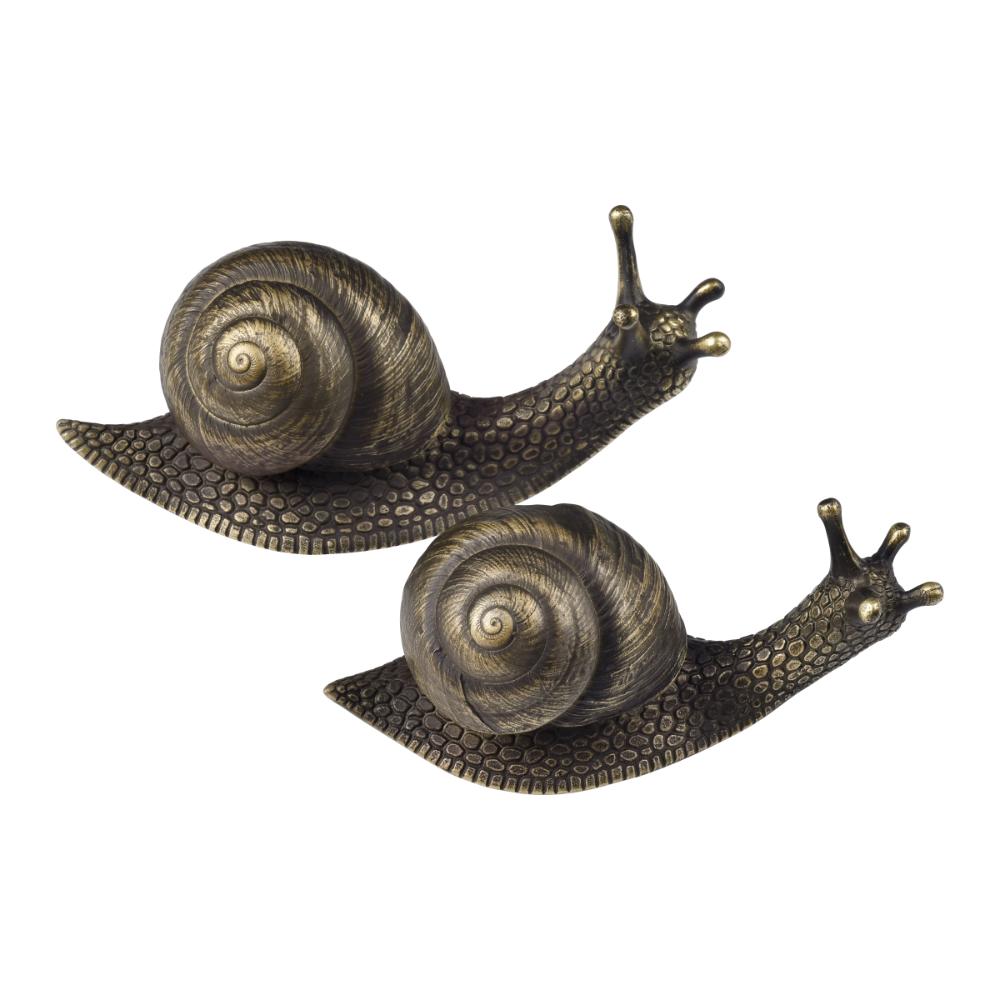 Elk Home S0037-12133/S2 Snail Object - Set of 2 - Bronze