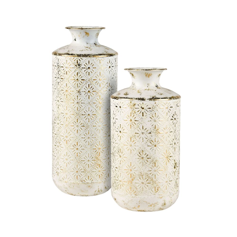 ELK Home S0037-8092/S2 Ardoz Vase - Set of 2 in Antique White