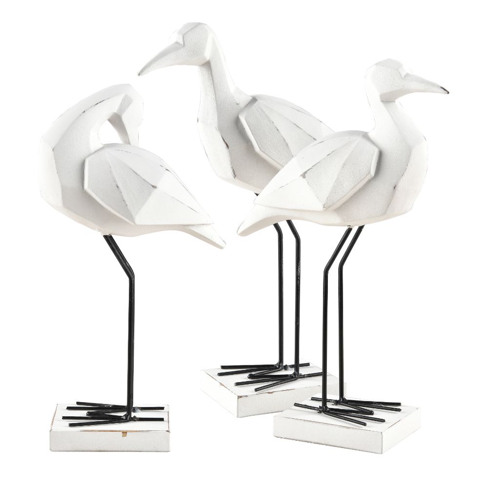 ELK Home S0037-9170/S3 Carroll Bird Sculpture - Set of 3