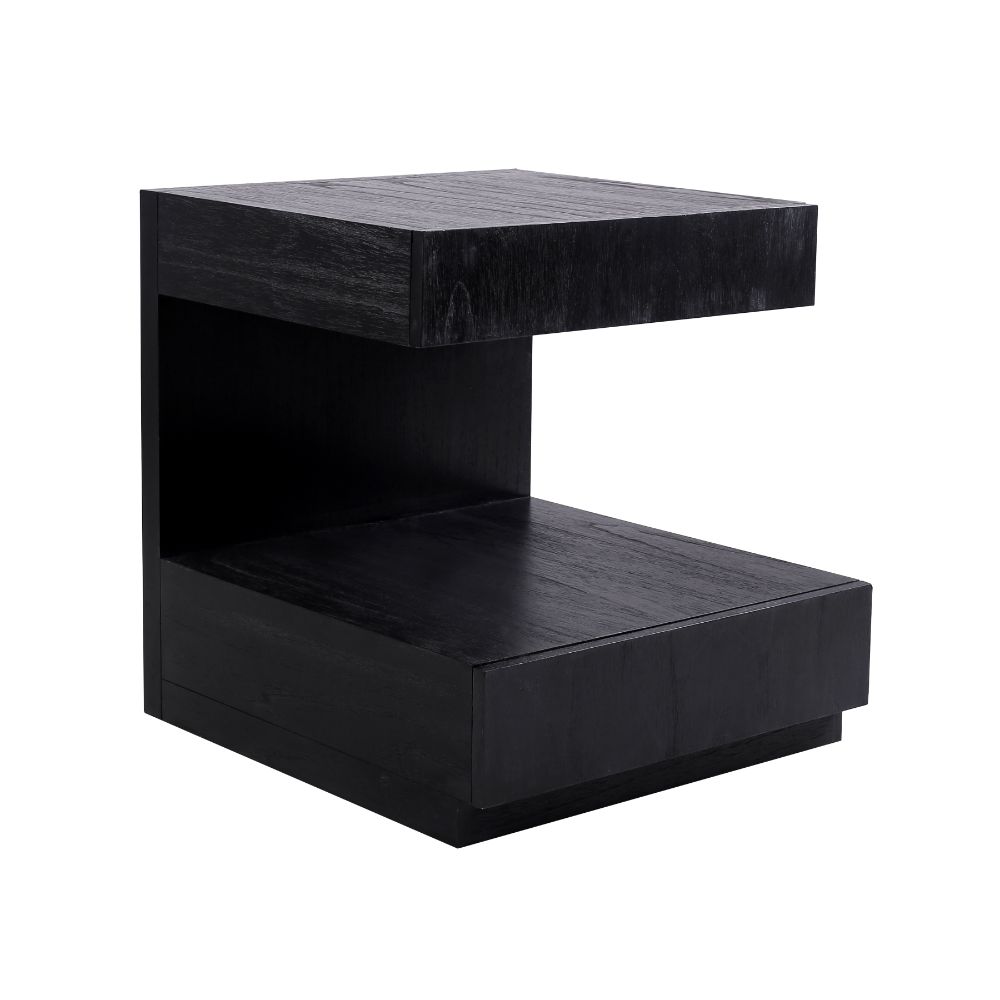 Elk Home S0075-9866 Checkmate Accent Table - Checkmate Black