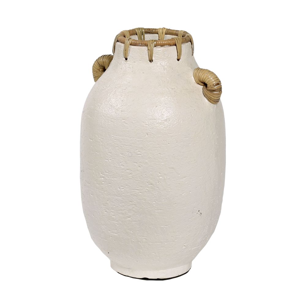 ELK Home S0077-9126 Barcelona Vase - Medium in White