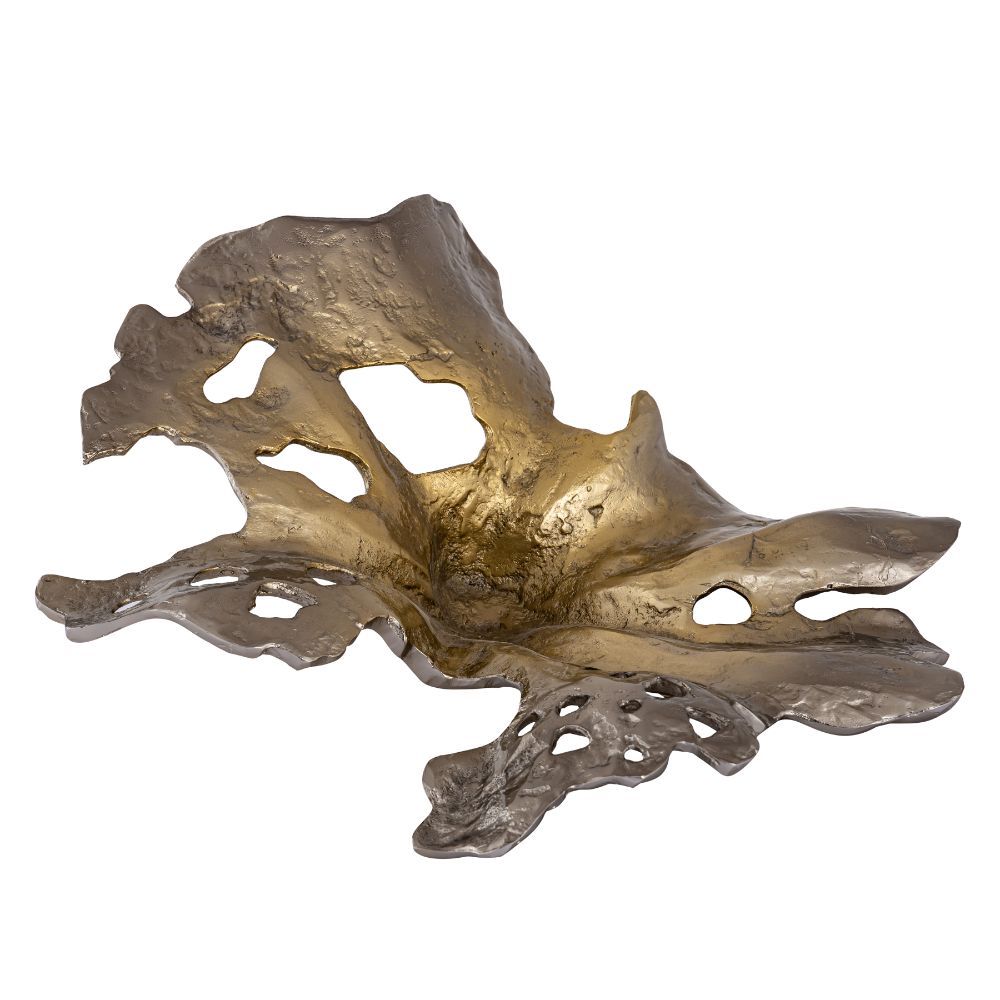 ELK Home S0807-11357 Parl Leaf Object - Gold Ombre