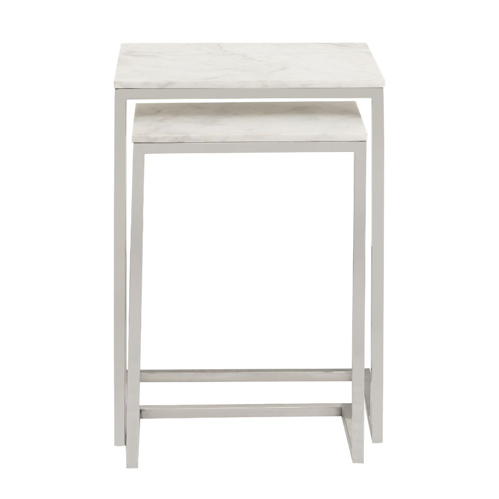 Elk Home S0895-7409/S2 Affiliate Accent Table - Set of 2 - White