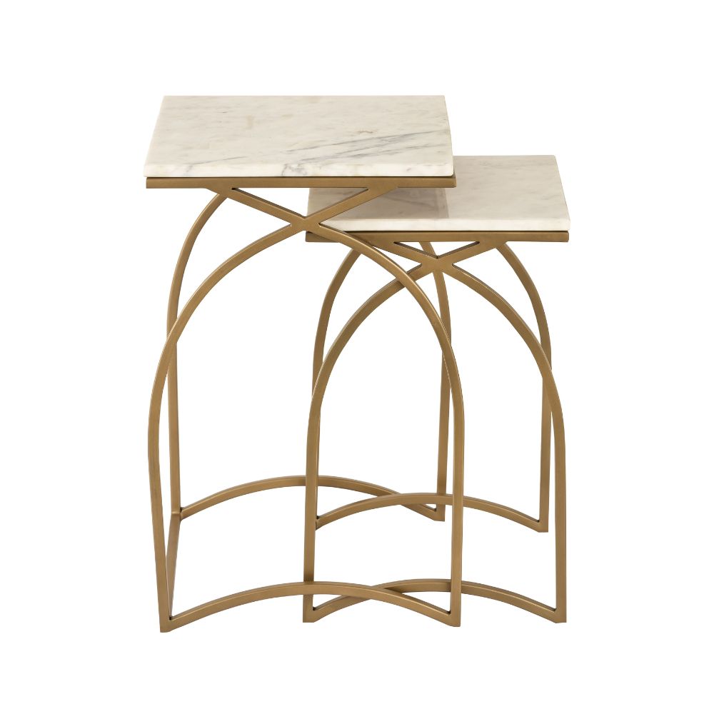 Elk Home S0895-9399/S2 Graven Accent Table - Set of 2 - Gold