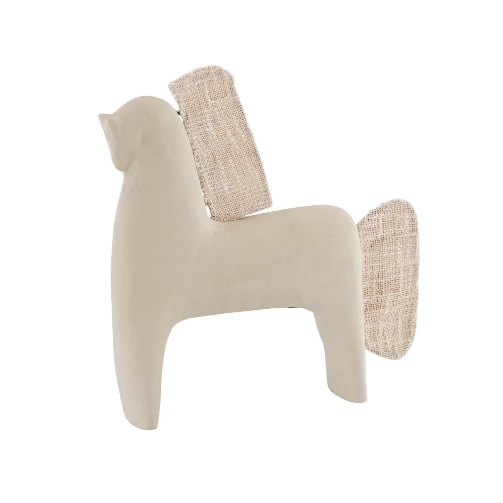 ELK Home S0897-11415 Amigo Horse Object - Cream