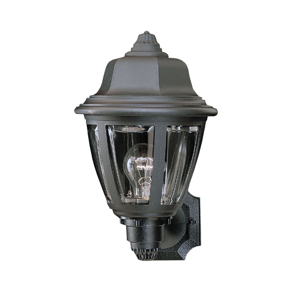 ELK Lighting SL94407 Essentials 1-Light Outdoor Wall Lantern in Black
