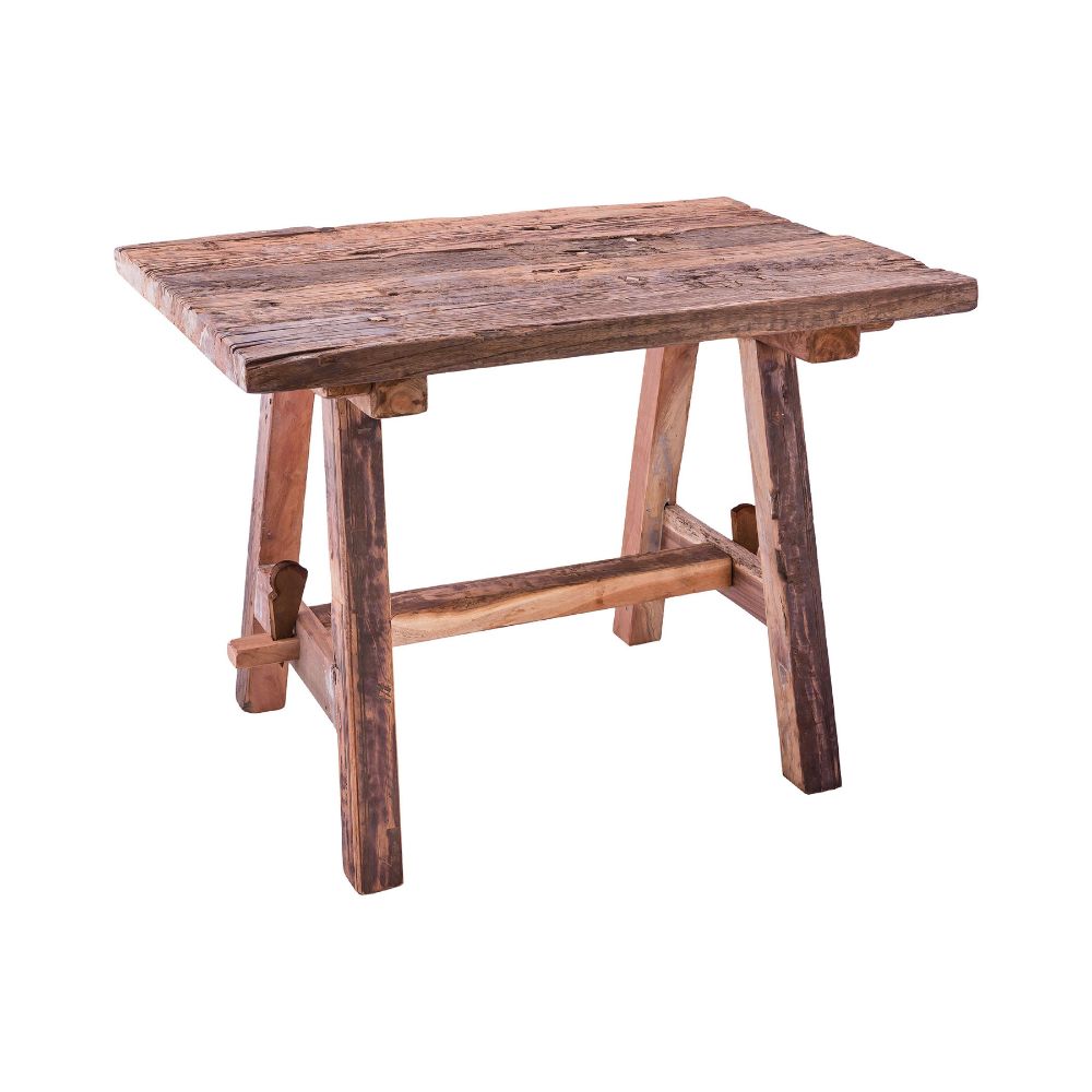 Elk Home TABLE024 Rustic Table with Bench - Natural