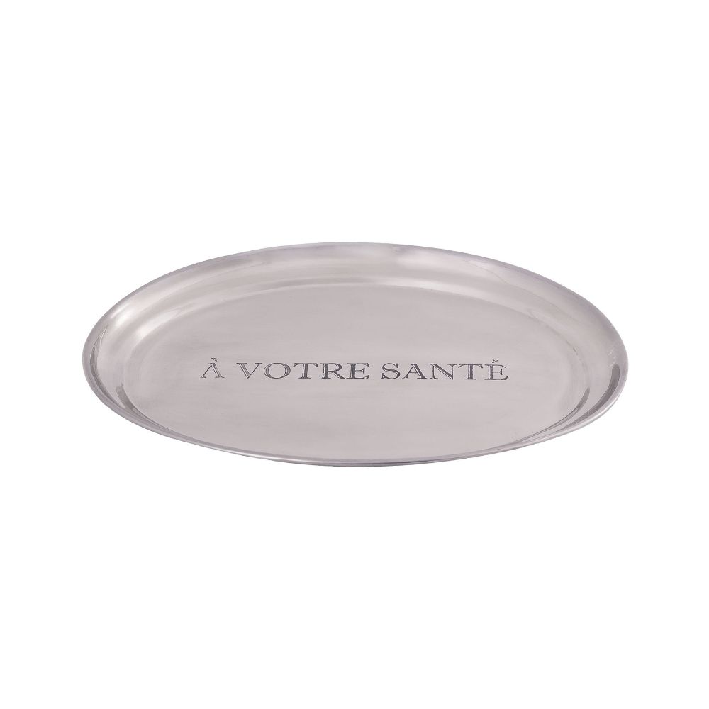 ELK Home TRAY087 Bon Appetit Tray - Small in Silver
