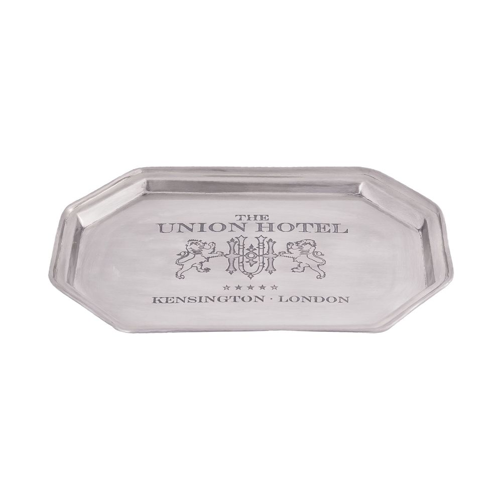 ELK Home TRAY090 Union Hotel Tray in Silver