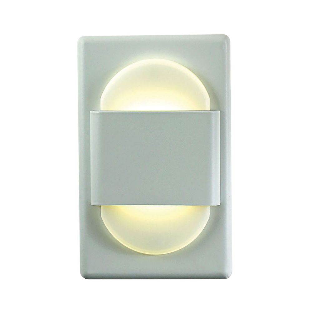 ELK Lighting WLE105DR32K-10-30 EZ Step LED C/W Driver in White with Double Round White Opal Acrylic Diffuser