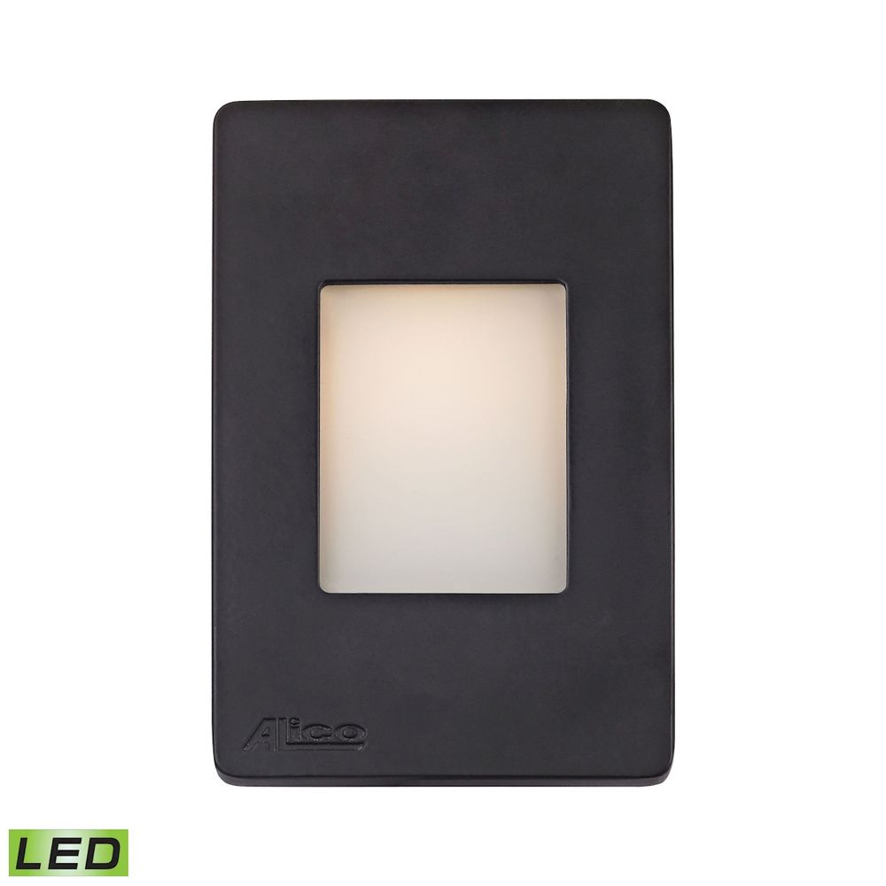 ELK Lighting WLE1105C30K-10-31 Beacon Step Light - LED Opal Lens with Black Finish