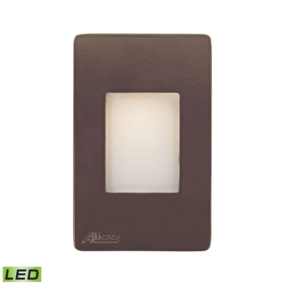 ELK Lighting WLE1105C30K-10-45 Beacon Step Light - LED Opal Lens with Brown Finish