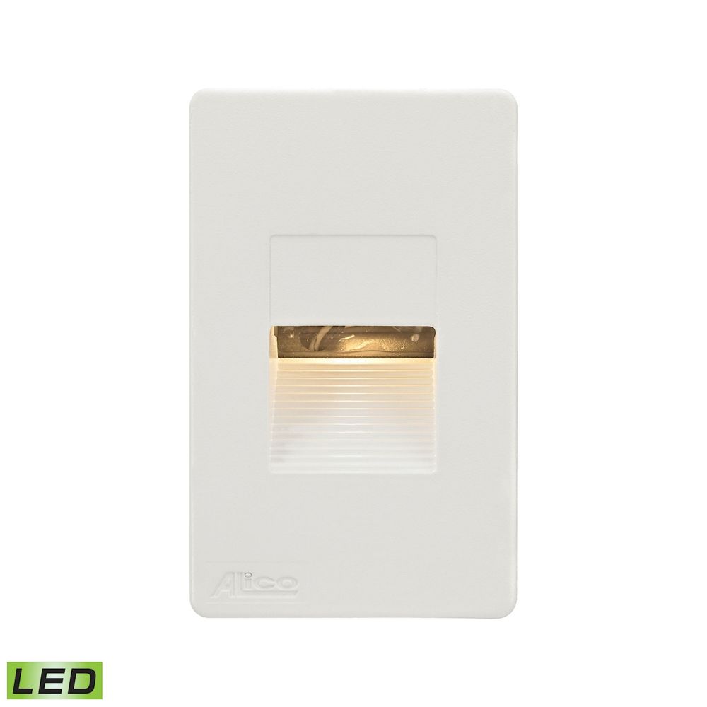 ELK Lighting WLE1106C30K-10-30 Aperture Step Light in White with White Opal Lens - LED