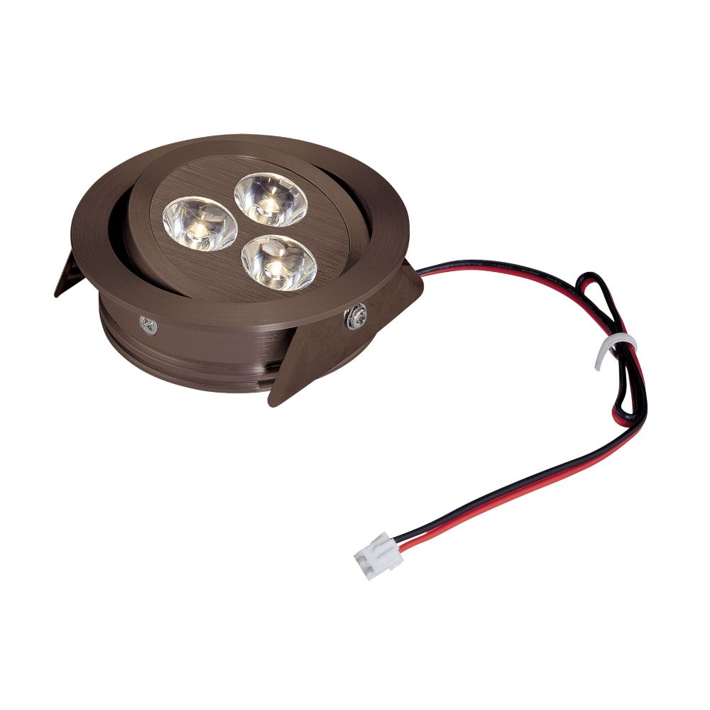 ELK Lighting WLE123C32K-0-45 Tiro3 3-Light Directional 31-Watt LED Downlight (without Driver) in Oiled Bronze with Clear Lens