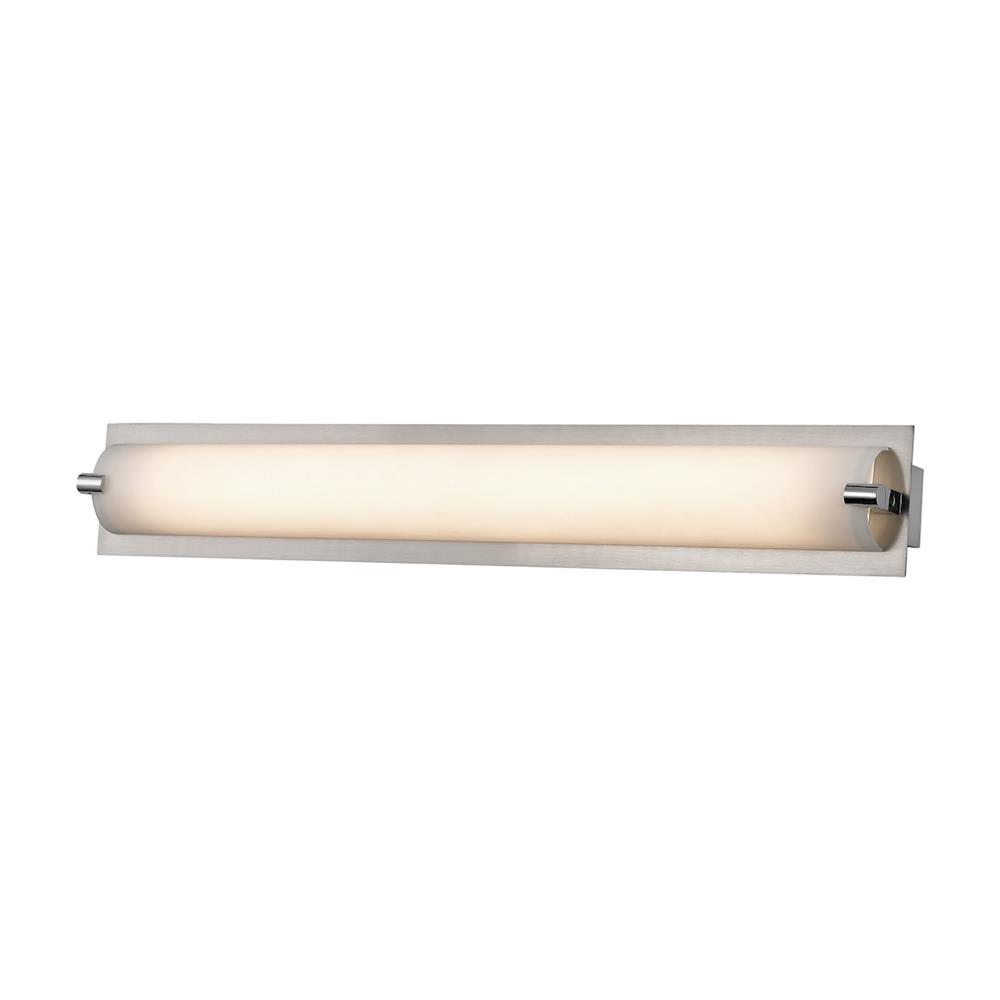ELK Lighting WS4500-5-16M Piper 1 Light Vanity In Satin Nickel With Frosted Glass - Small