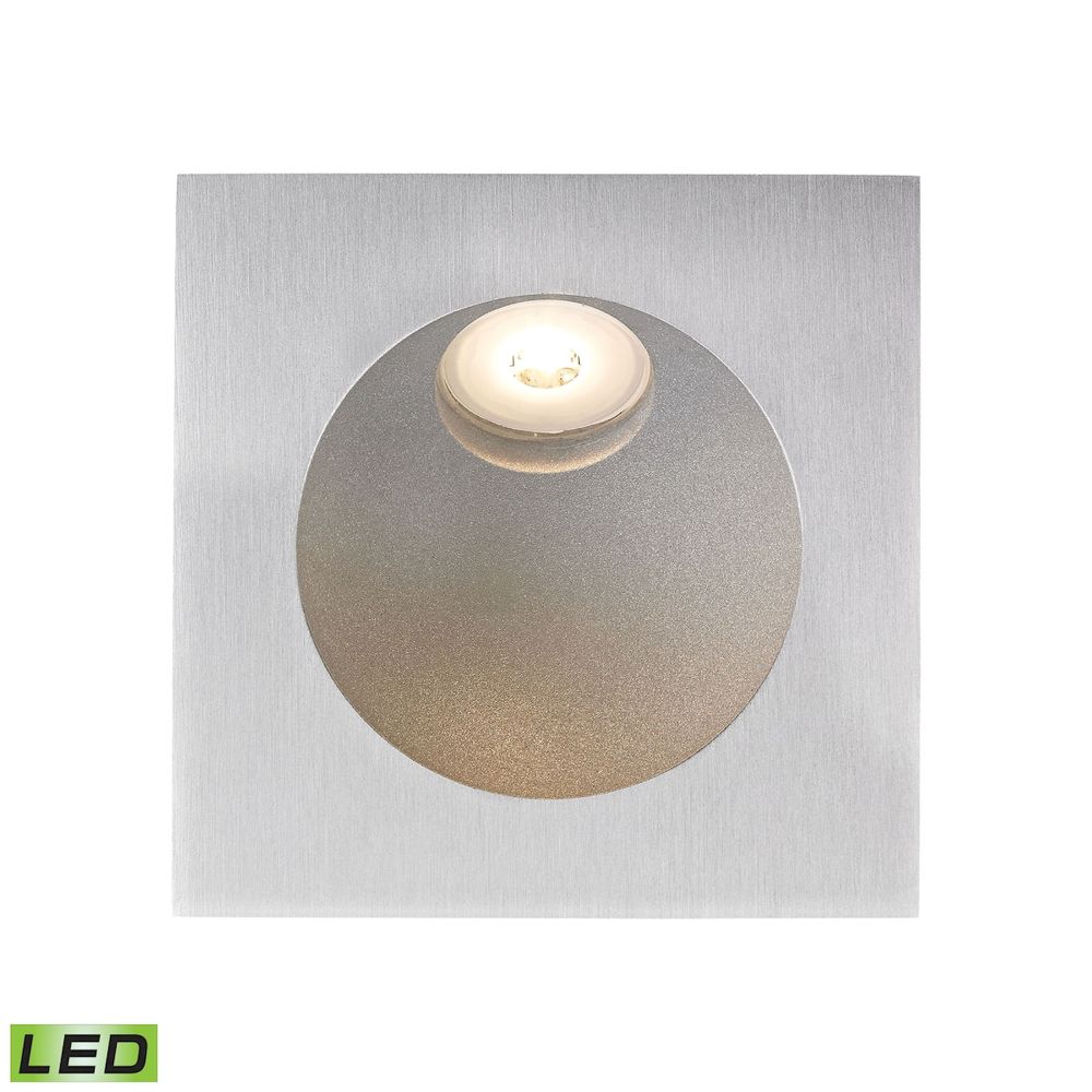 ELK Lighting WSL6210-10-98 Zone LED Step Light in Aluminum with Opal White Glass Diffuser