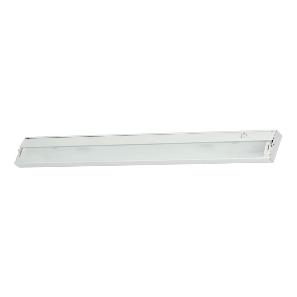 ELK Lighting ZL048RSF ZeeLine 6 Lamp Xenon Cabinet Light In White With Diffused Glass