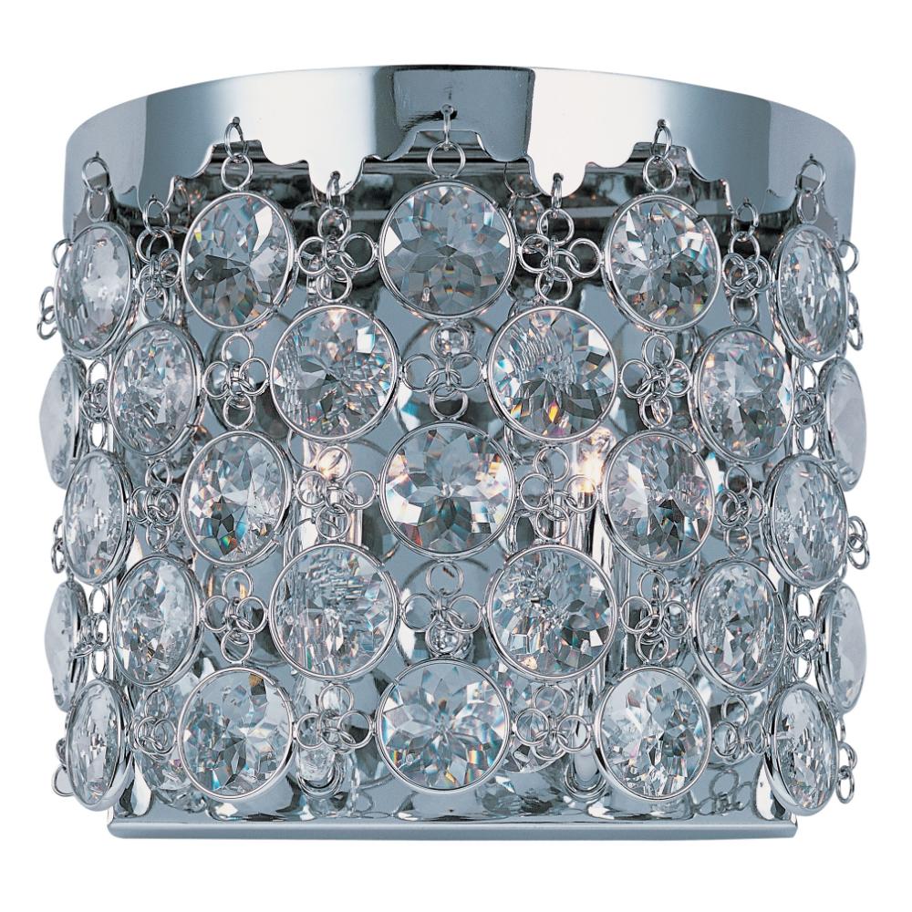 ET2 E21157-20PC Dazzle 2-Light Wall Sconce in Polished Chrome