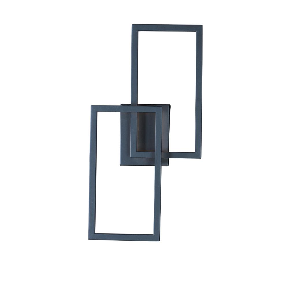 ET2 E21511-BK Traverse LED Outdoor Wall Sconce in Black