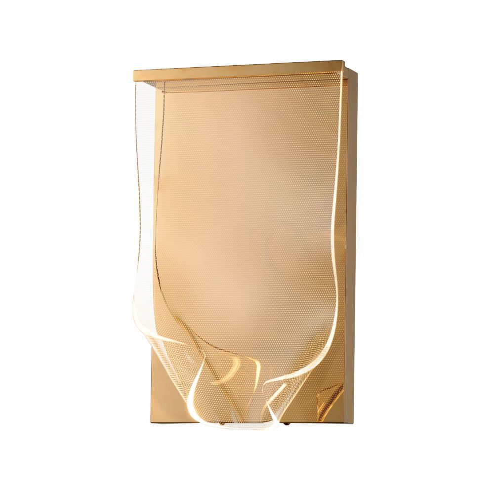 ET2 E24871-133FG Rinkle LED Wall Sconce in French Gold