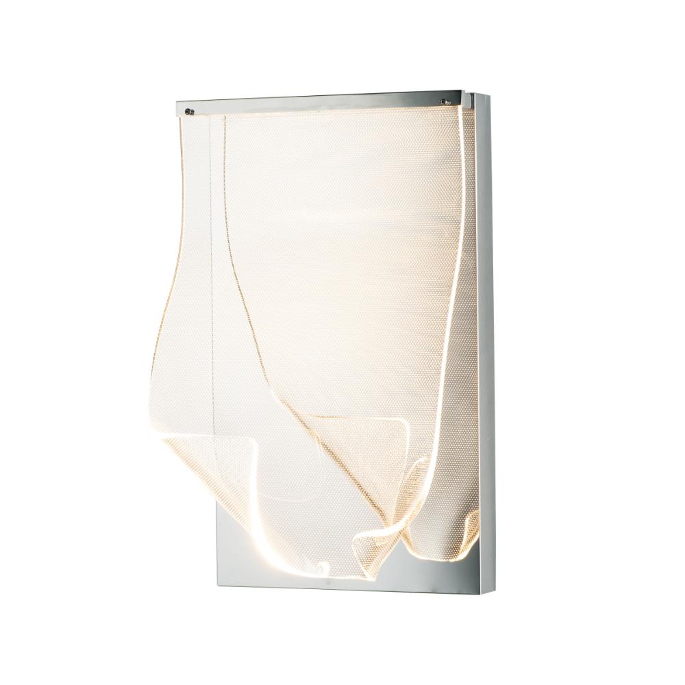ET2 E24871-133PC Rinkle LED Wall Sconce in Polished Chrome