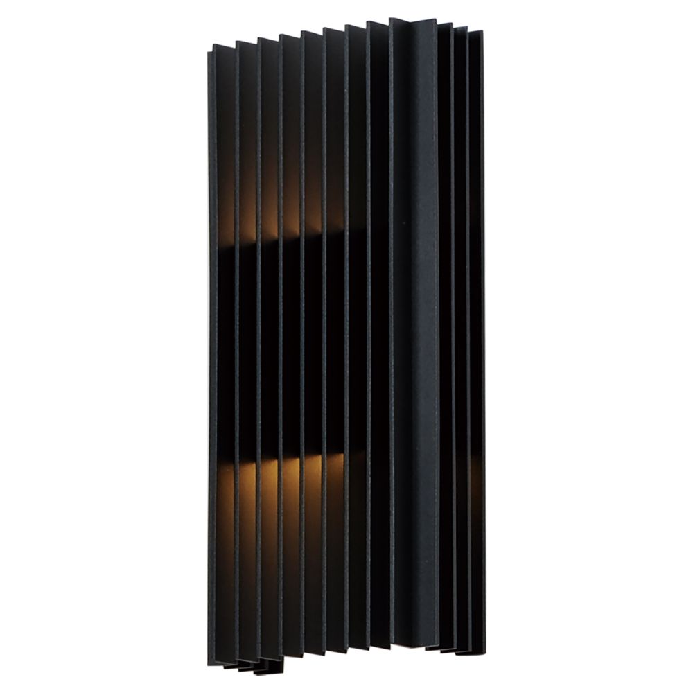 ET2 Lighting E30116-BK Rampart Large LED Outdoor Wall Sconce in Black