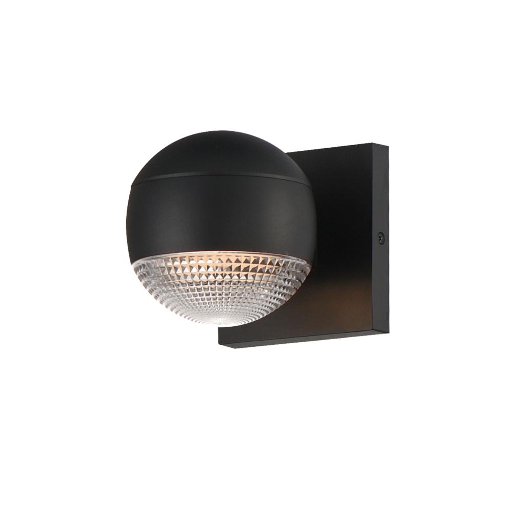 ET2 E30163-126BK Modular 1-Light LED Outdoor Sconce in Black