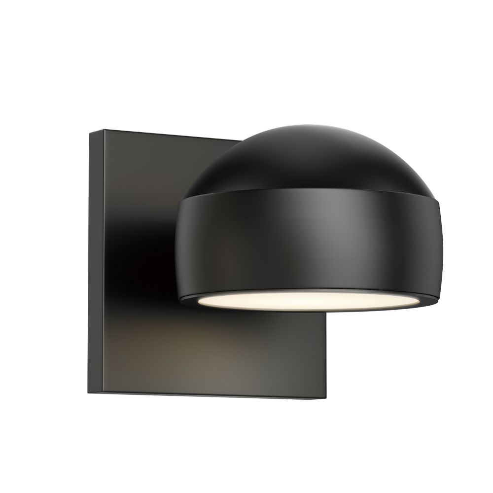 ET2 Lighting E30164-BK Modular Dome 1-Light LED Sconce in Black