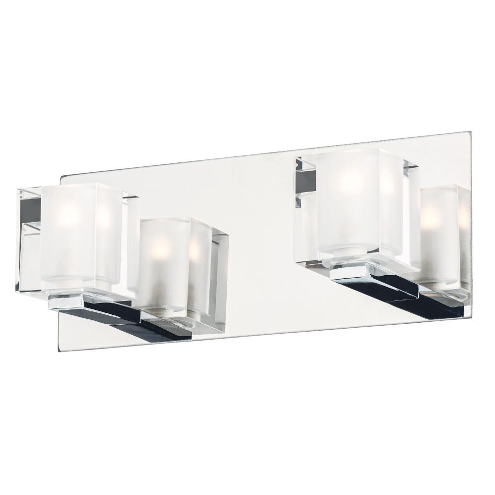 ET2 E32032-18PC Blocs LED-Wall Sconce in Polished Chrome