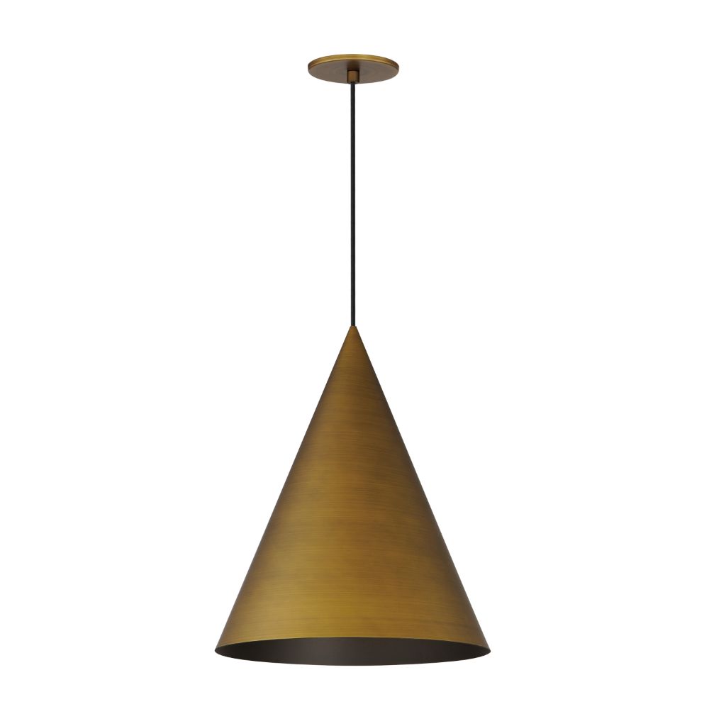 ET2 E34501-AB Pitch 14" LED Pendant in Antique Brass